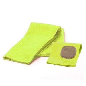  MUkitchen Microfiber Dishcloth and Dishtowel Set, Lime 