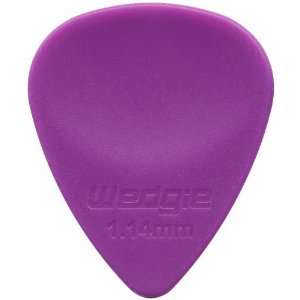  Wedgie Delrin EX Guitar Picks 1 Dozen Purple 1.14MM 