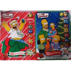  Simpsons Advent Calendar (Set includes 2  2.6oz Calendars 
