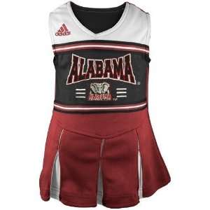 com adidas Alabama Crimson Tide Crimson Toddler Two Piece Cheerleader 