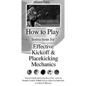  How To Play Better Football   Effective Kickoff and 