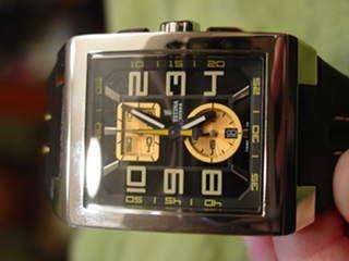 Festina Mens Chrono Chronograph F16184 4 Black Leather Spanish Watch 