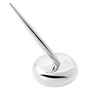   Weddings Silver Plated Wedding Pen with Stand