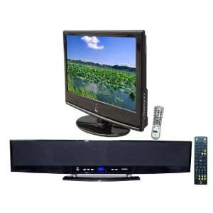  Pyle Hot LCD HDTV & Sound Bar Package for Home/Office/Schools 