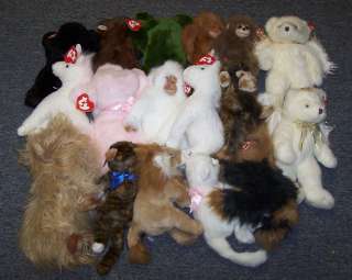 128 TY BEANIE BABIES, BUDDIES, COINS COLLECTION   BEANIES LOT 