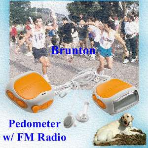 Brunton Pedometer with FM Radio  