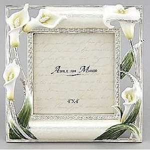  Picture Frame Calla Lily 4x4 Jeweled by Ashley Manor