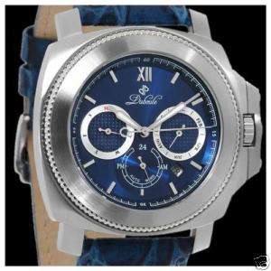 DUBOULE GREENWICH MENS AUTOMATIC WATCH NEW BLUE LEATHER  