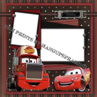  OUT MY  STORE FOR THE FIRST SET OF 6 DISNEY CARS PRE MADE PAGES