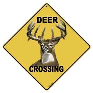  Deer Crossing All Weather Sign Patio, Lawn & Garden