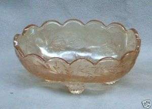 Jeanette Depression Glass Irridescent Floragold Louisa  