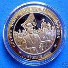 1894 Coxeys Army Marches On Washington   Franklin Mint Solid Bronze 