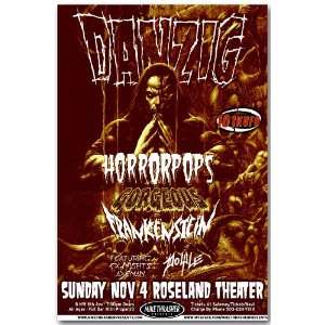  Danzig Poster   Brn Flyer Concert How Gods Kill
