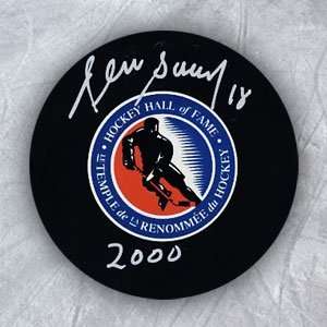  DENIS SAVARD Hall of Fame SIGNED Hockey Puck Sports 