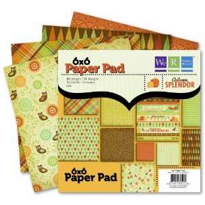 Autumn Splendor 6x6 Cardstock Pad by We R Memory Keepers 