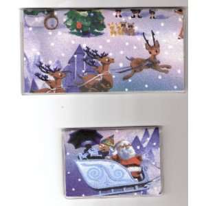   Rudolph the Red Nose Reindeer Christmas Scene Fabric 