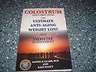 book colostrum the ultimate anti aging weight loss immune supplement