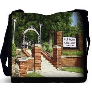 Albright College Gate Jacquard Woven Tote Bag   17 x 17  