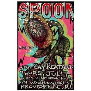  Spoon Lupos Providence 2008 Concert Poster GREALISH