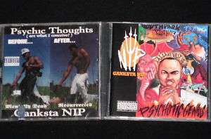   THOUGHTS/ PSYCHOTIC GENIUS  2 CDS  RAP A LOT RECORDS  