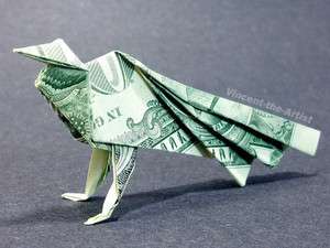 Dollar Bill Money Origami PEACOCK   Great Gift Idea Animal from Real 
