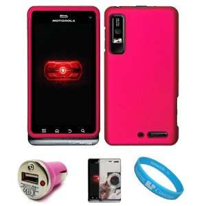  Hot Pink 2 Piece Protective Snap On Hard Case Cover for 