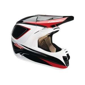   Force Composite Edge Graphic Off Road Motorcycle Helmet BLACK/WHITE XS