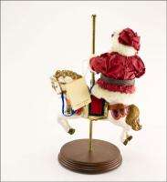 SANTA & MERRY GO ROUND Horse KSA Collectibles CHRISTMAS  