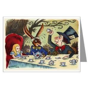  MAD TEA PARTY Alice in wonderland Greeting Cards Pk of 10 
