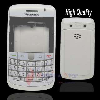 Full Housing Case Cover Keyboard For Blackberry BOLD 9700 White  