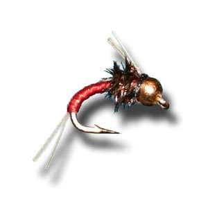  BH WD40   Red Fly Fishing Fly