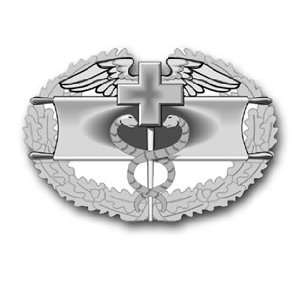  US Army 5.5 Combat Medical First Award Wings Decal 