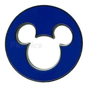 Disney Pin ~ Mickey Mouse Head & Ears Icon Cut Out ~NEW  