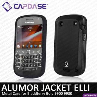   Jacket Elli Metal Case Cover BlackBerry Bold 9900 9930   Black  