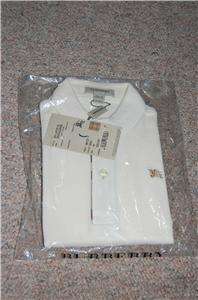 Burberry Classic Piqué Polo Shirt Little Boys Ivory Size 3Y 4Y $85 