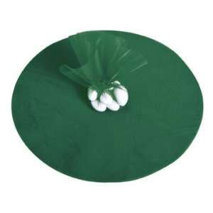  Green Tulle Circles   Party Favor & Goody Bags & Fabric 
