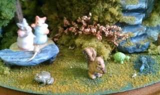 Vintage Hand Made Nursery Rhymes Diorama Absolutely Stunning Amazing 
