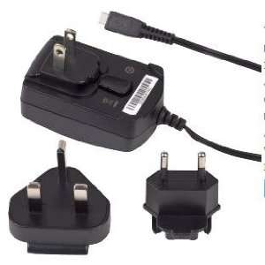   AC Charger Includes US UK European AC Outlet Adapter Plugs/Tip