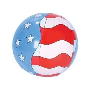    U.S. Flag Inflatable Beach Ball (Quantity2) 