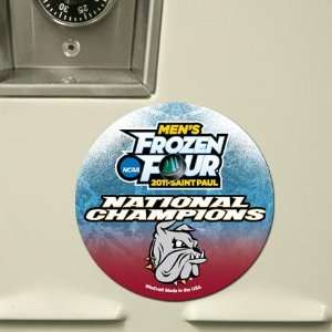   2011 NCAA Mens Ice Hockey National Champions 4 Round Die Cut Magnet