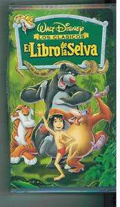 THE JUNGLE BOOK DISNEY VHS SPANISH NEW NEVER OPEN  