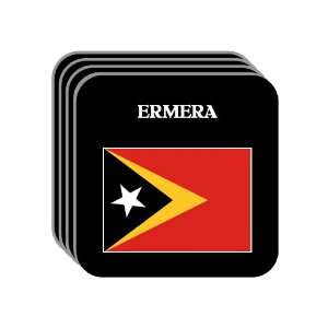 East Timor   ERMERA Set of 4 Mini Mousepad Coasters
