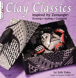 CLAY CLASSICS INSPIRED BY ZENTANGLE Polymer Cane Book  