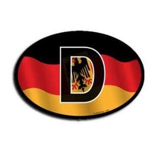  Germany Wavy oval decal Automotive