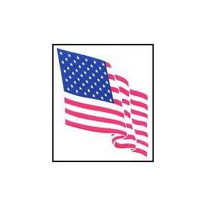  Waving American Flag Temporaray Tattoo Toys & Games