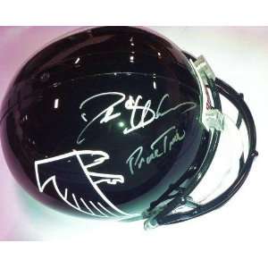  Autographed Deion Sanders Helmet   Autographed NFL Helmets 