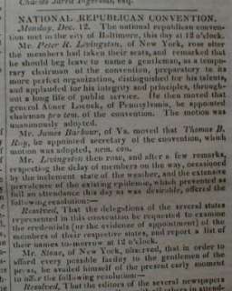 Louisiana Ban Slave Import 1831 Henry Clay President  