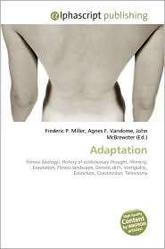 Adaptation, (6130076517), Frederic P. Miller, Textbooks   Barnes 