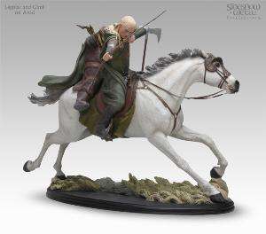   is proud to offer LOTR fans the Legolas and Gimli with Arod Statue
