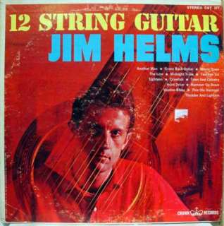 JIM HELMS 12 string guitar LP vinyl CST 377 2 VG  